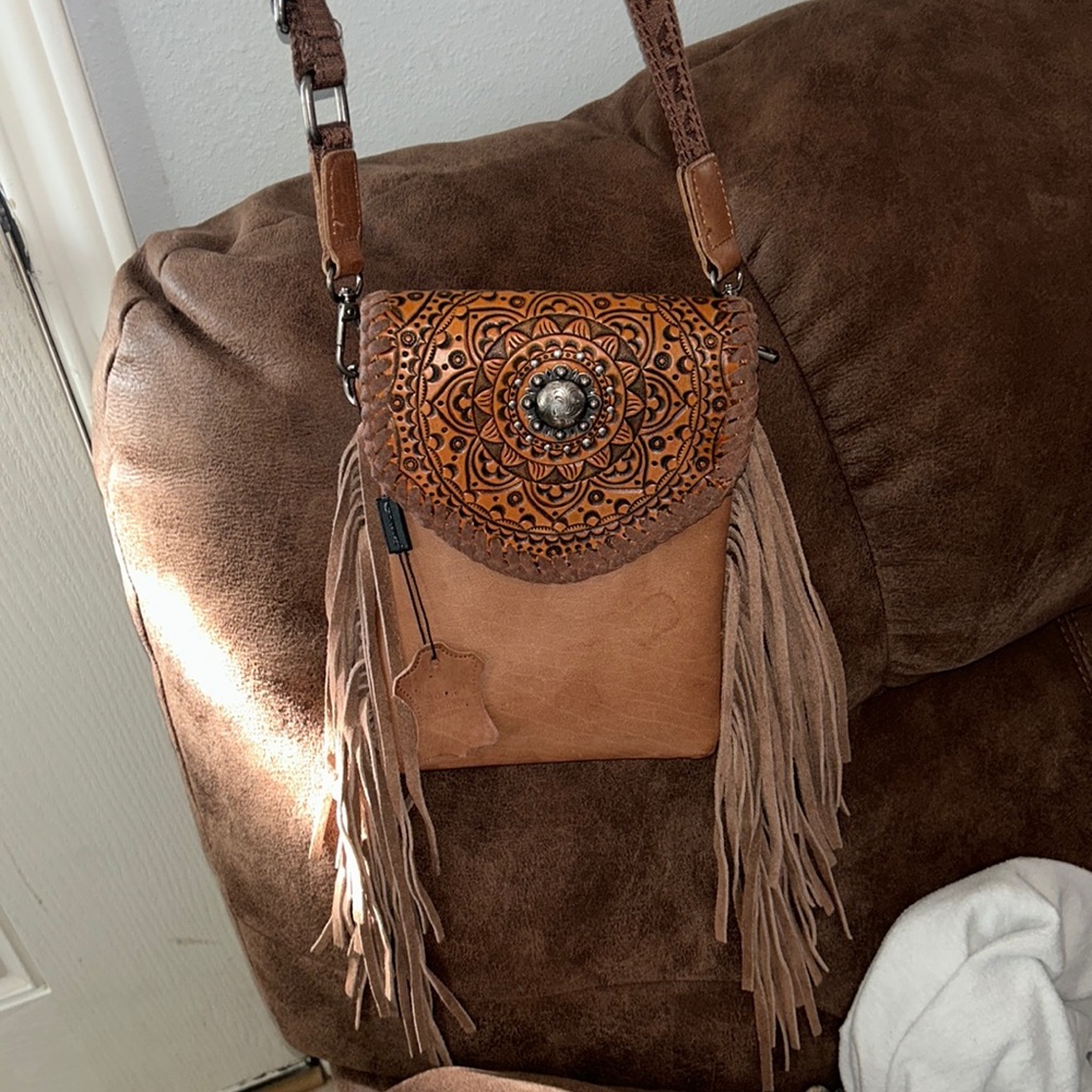 COPY - Western leather bag.